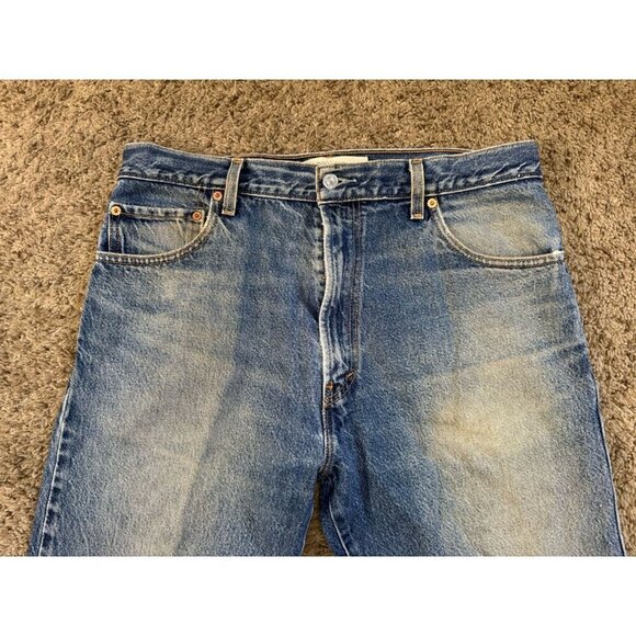 LEVIS 2003 517 Bootcut Jeans 36x36 (Fits 34x35) Y2k Faded Rugged Work Preppy - Picture 6 of 11